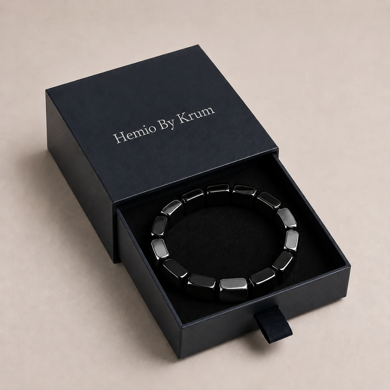 HEMIO - Pulsera de Hematita